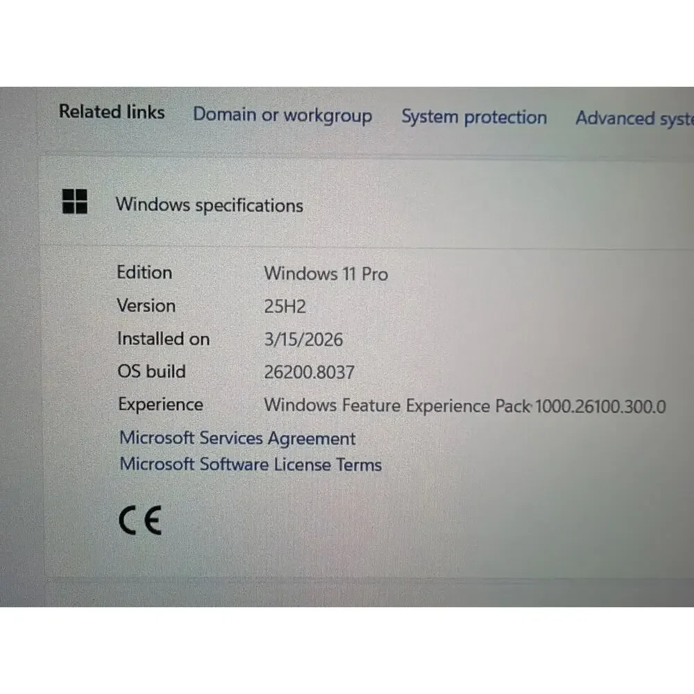 Dell XPS 15 9570 i7-8750H 32GB Ram 512GB M2 GeForce GTX 1050Ti Windows 11 Pro